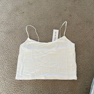 White cami top